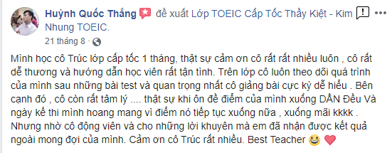 địa điểm luyện thi toiec cấp tốc đảm bảo đậu