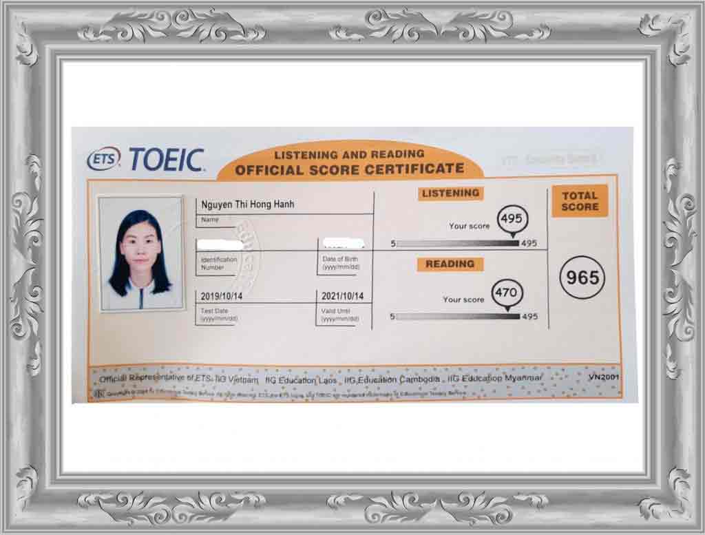 Cô Hạnh - TOEIC 965 điểm