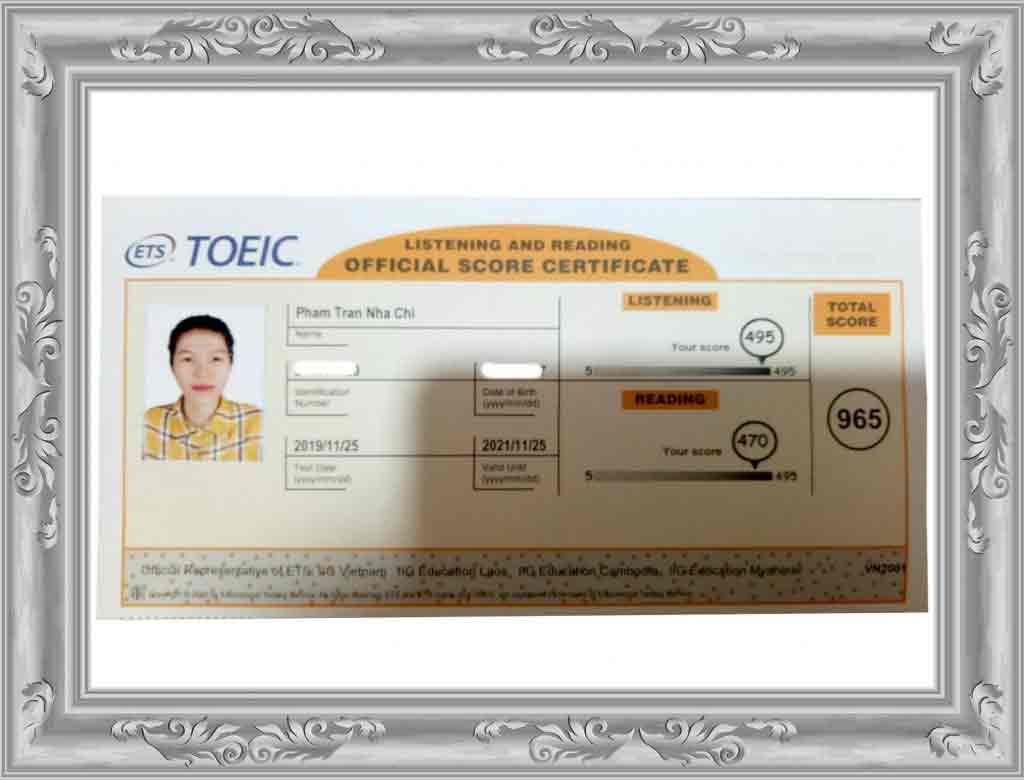 Cô Nhã Chi - TOEIC 965 điểm