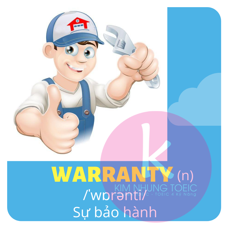 từ vựng toeic chủ đề warranty