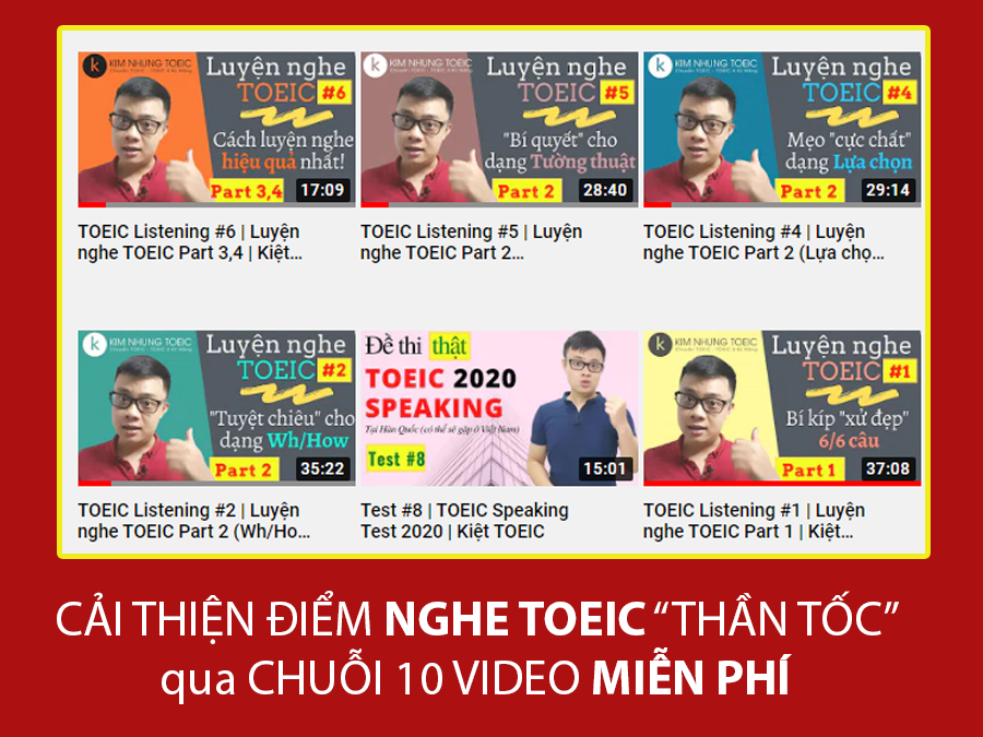 Videos bài giảng TOEIC Listening