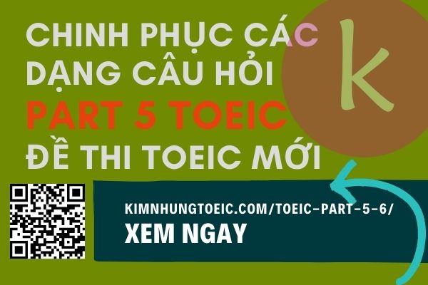 Luyện thi TOEIC Part 5