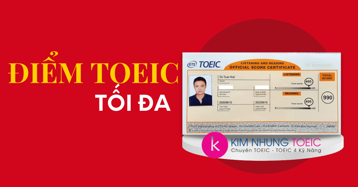 Điểm TOEIC tối đa