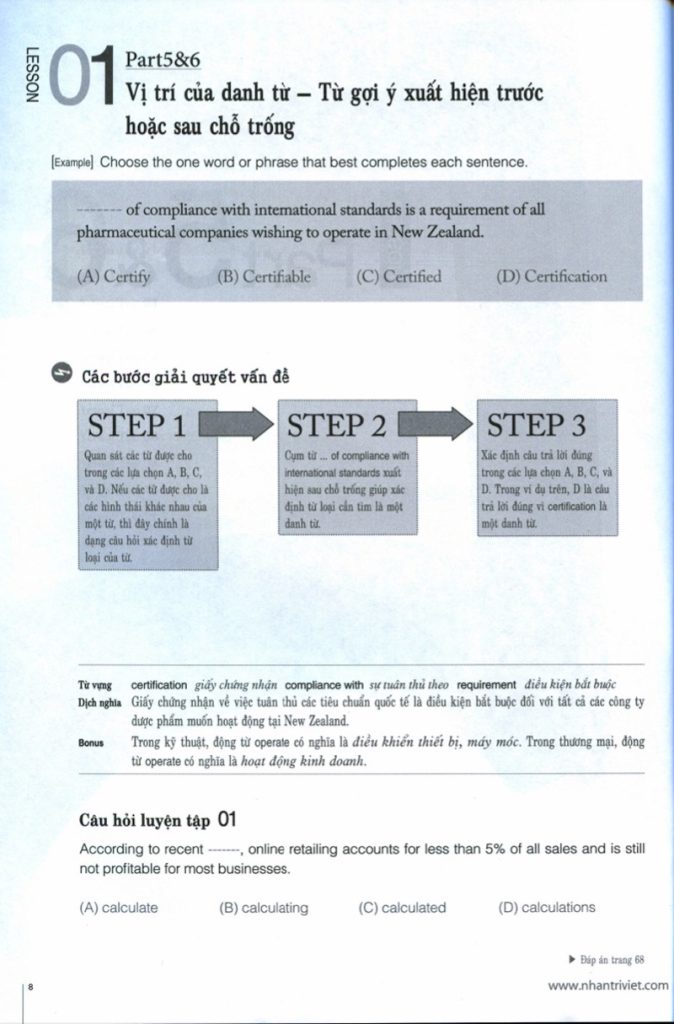 đánh giá sách tomato toeic compact part 5 6